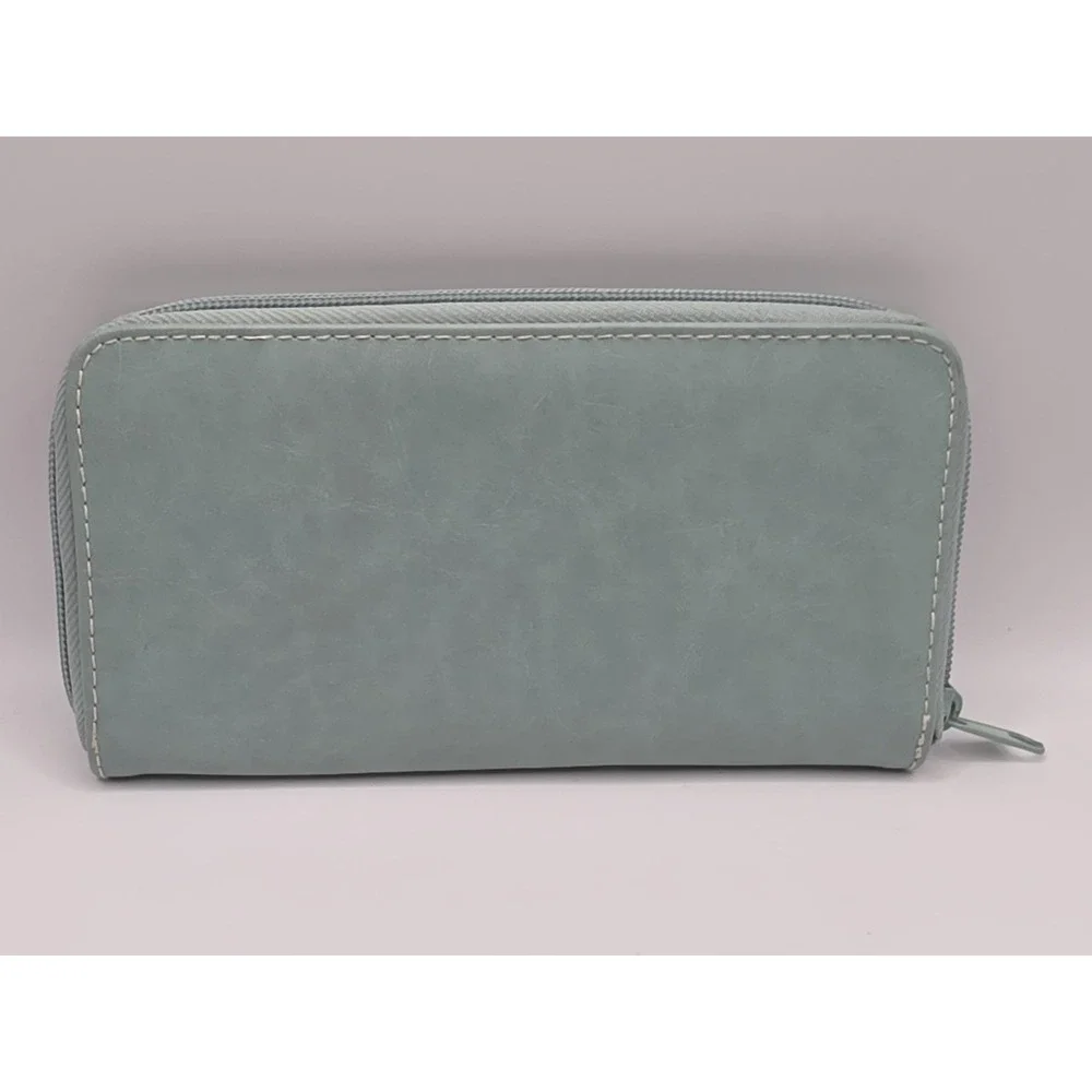 Rosetti Blue Zip Around Wallet